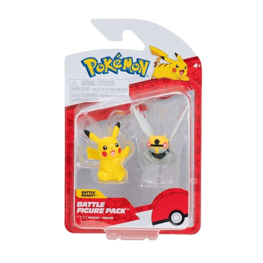 Amazon.co.jp: ポケモンファイティングフィギュア、2パック 5と8cm